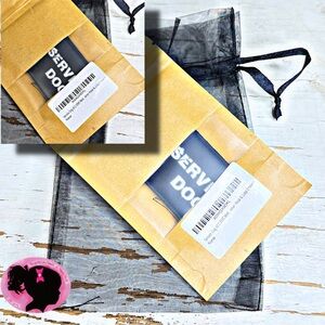 Black Mesh Drawstring Bag